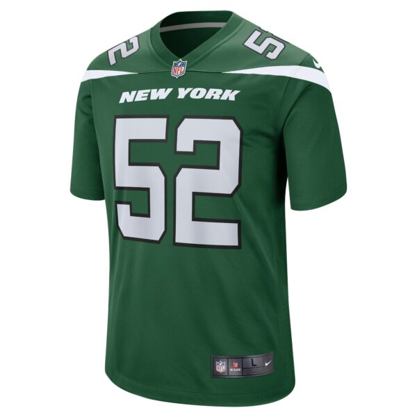 Men’s New York Jets Jermaine Johnson II Nike Green Player Game Jersey