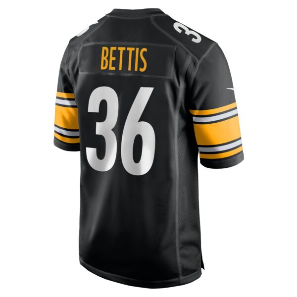 Men’s Pittsburgh Steelers Jerome Bettis Nike Black Retired Player Game Jersey