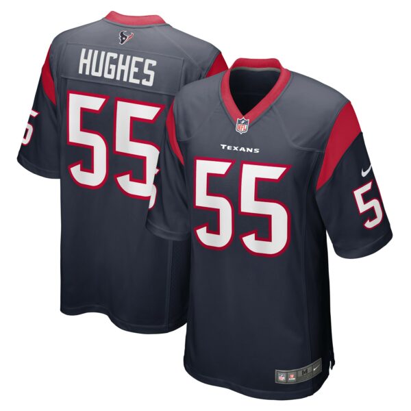 Men’s Houston Texans Jerry Hughes Nike Navy Game Player Jersey