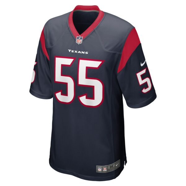 Men’s Houston Texans Jerry Hughes Nike Navy Game Player Jersey