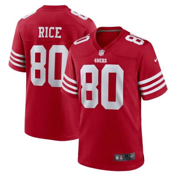 Men’s San Francisco 49ers Jerry Rice Nike Scarlet Retired Team Player Game Jersey