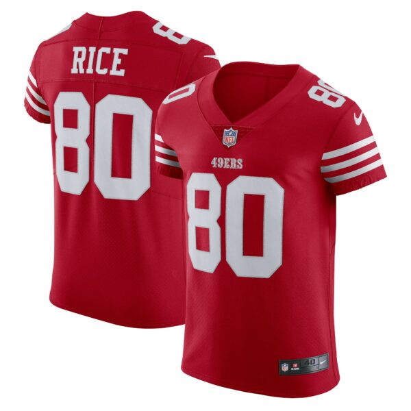 Men’s San Francisco 49ers Jerry Rice Nike Scarlet Vapor Elite Retired Player Jersey