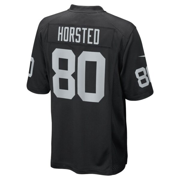 Men’s Las Vegas Raiders Jesper Horsted Nike Black Game Player Jersey