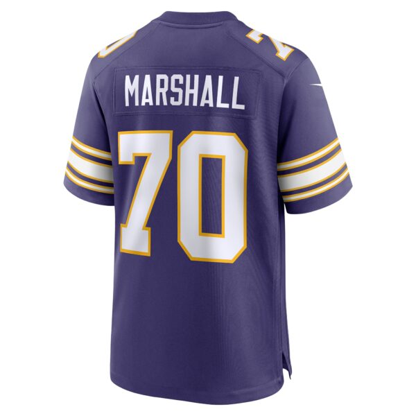 Men’s Minnesota Vikings Jim Marshall Nike Purple Classic Retired Player Jersey