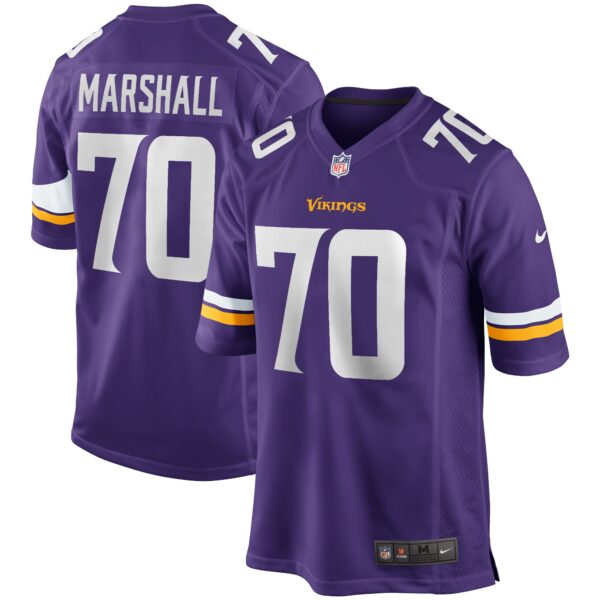 Men’s Minnesota Vikings Jim Marshall Nike Purple Game Retired Player Jersey