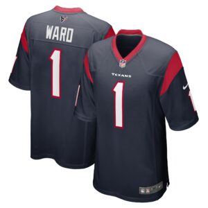 Men's Houston Texans Jimmie Ward Nike Navy Game Player Jersey