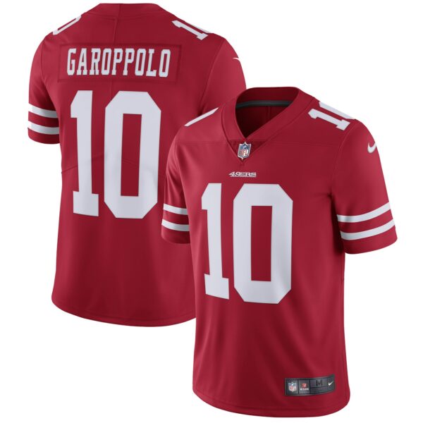 Men’s San Francisco 49ers Jimmy Garoppolo Nike Scarlet Vapor Untouchable Limited Jersey