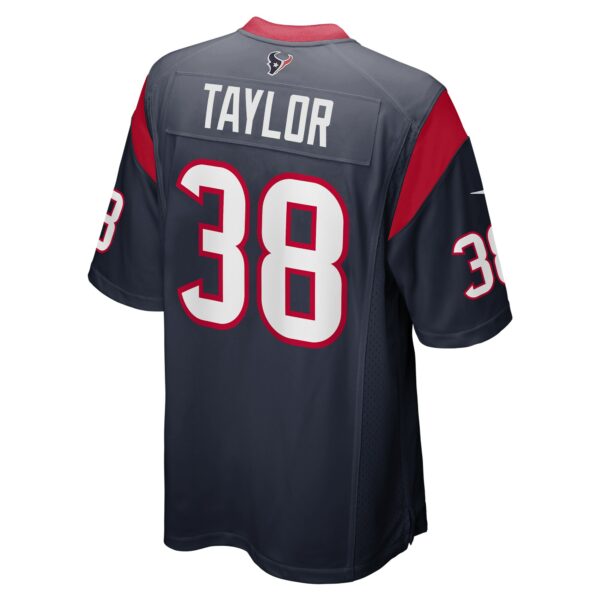 Men’s Houston Texans J.J. Taylor Nike Navy Team Game Jersey