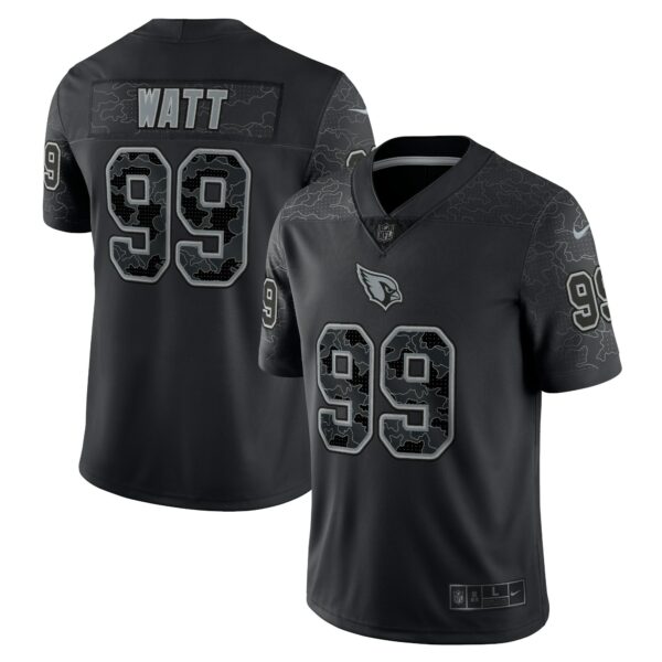 Men’s Arizona Cardinals J.J. Watt Nike Black RFLCTV Limited Jersey