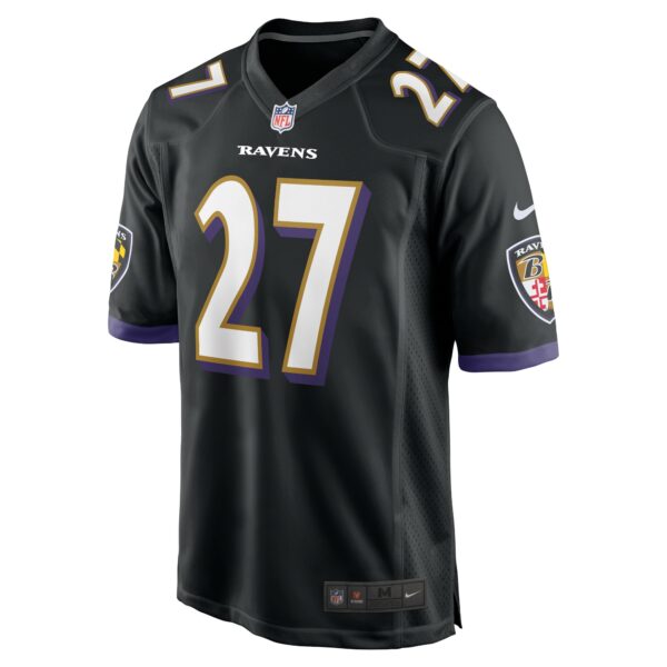 Men’s Baltimore Ravens J.K. Dobbins Nike Black Game Jersey