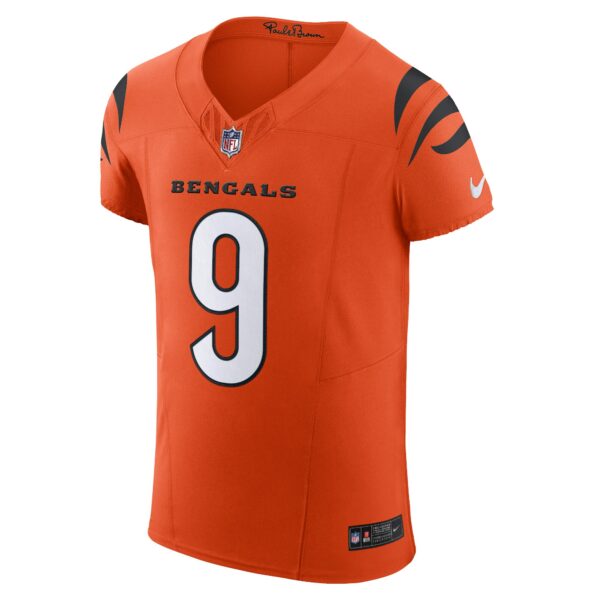 Men’s Cincinnati Bengals Joe Burrow Nike Orange Vapor F.U.S.E. Elite Jersey