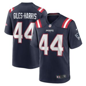 Men's New England Patriots Joe Giles-Harris Nike Navy Team Game Jersey