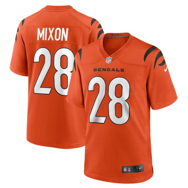 Men’s Cincinnati Bengals Joe Mixon Nike Orange Game Jersey