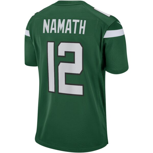 Men’s New York Jets Joe Namath Nike Gotham Green Game Retired Player Jersey