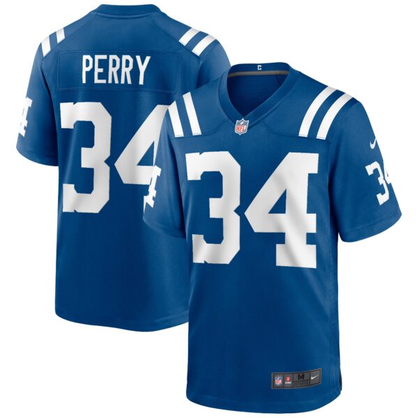 Men’s Indianapolis Colts Joe Perry Nike Royal Game Retired Player Jersey