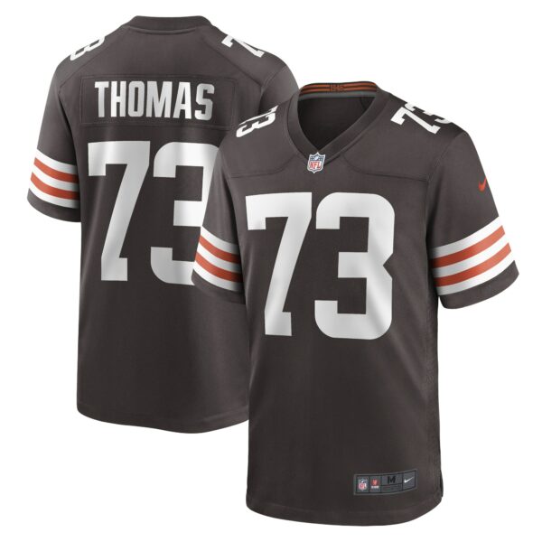 Men’s Cleveland Browns Joe Thomas Nike Brown Retired Game Player Jersey