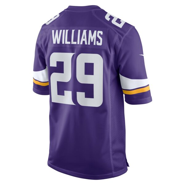 Men’s Minnesota Vikings Joejuan Williams Nike Purple Game Jersey