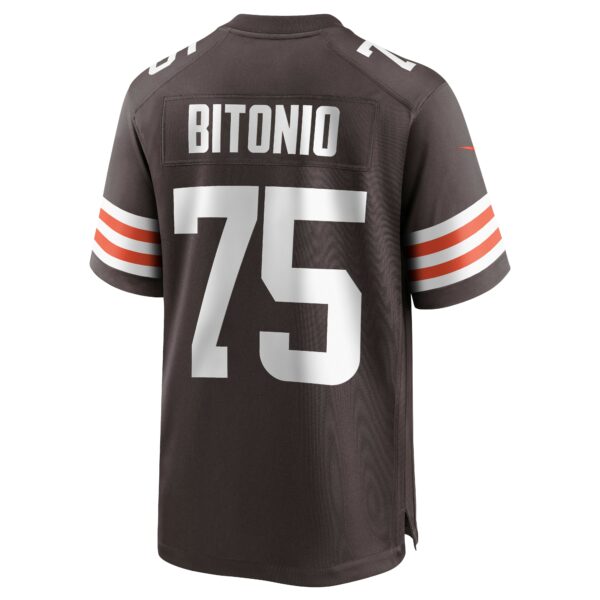 Men’s Cleveland Browns Joel Bitonio Nike Brown Game Jersey