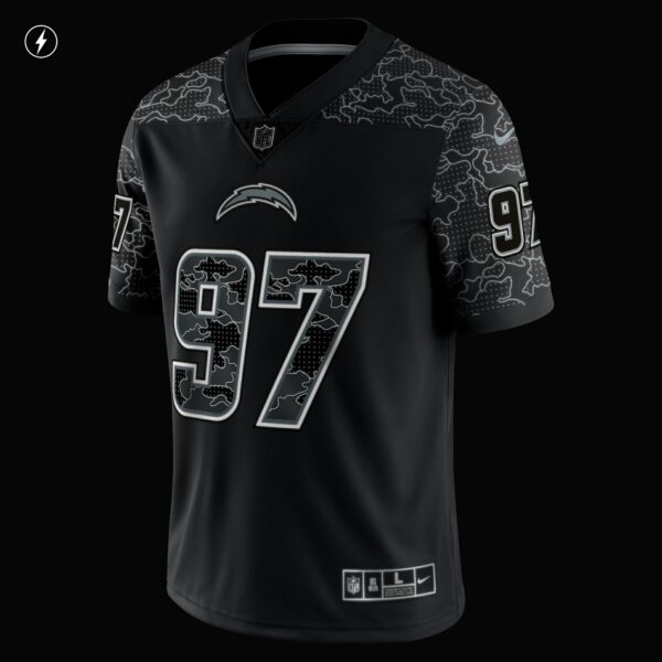 Men’s Los Angeles Chargers Joey Bosa Nike Black RFLCTV Limited Jersey