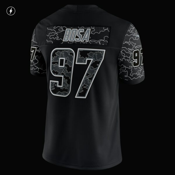 Men’s Los Angeles Chargers Joey Bosa Nike Black RFLCTV Limited Jersey