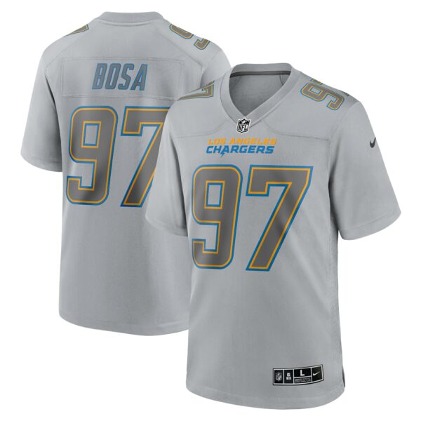 Men’s Los Angeles Chargers Joey Bosa Nike Gray Atmosphere Fashion Game Jersey