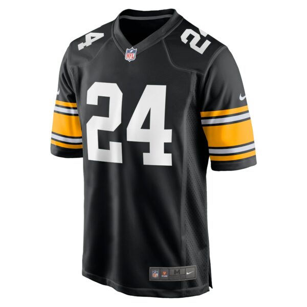 Men’s Pittsburgh Steelers Joey Porter Jr. Nike Black Alternate Game Jersey