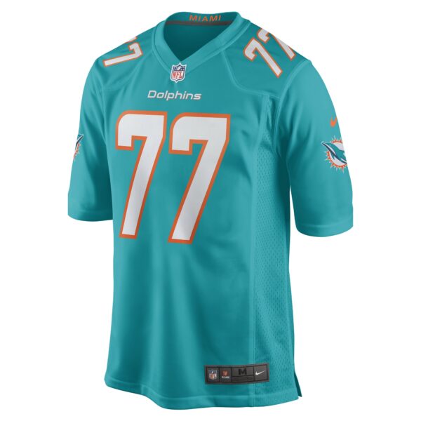 Men’s Miami Dolphins John Jenkins Nike Aqua Game Player Jersey