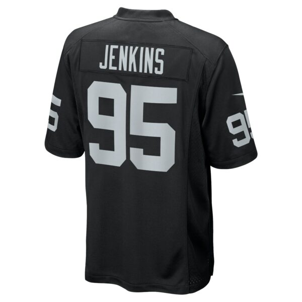 Men’s Las Vegas Raiders John Jenkins Nike Black Game Jersey