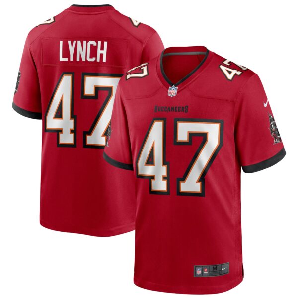 Men’s Tampa Bay Buccaneers John Lynch Nike Red Game Retired Player Jersey