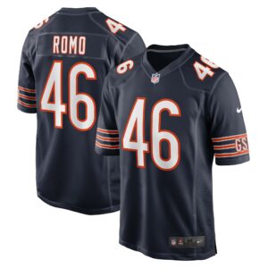 Men's Chicago Bears John Parker Romo Nike Navy Team Game Jersey