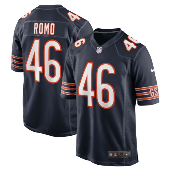 Men’s Chicago Bears John Parker Romo Nike Navy Team Game Jersey