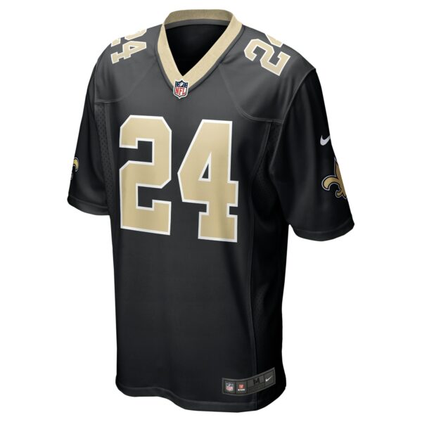 Men’s New Orleans Saints Johnathan Abram Nike Black Game Player Jersey