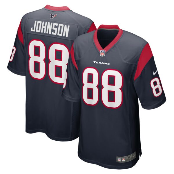 Men’s Houston Texans Johnny Johnson Nike Navy Team Game Jersey