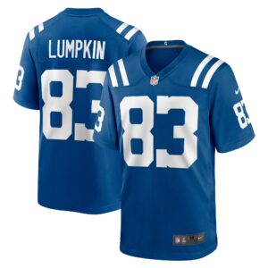 Men's Indianapolis Colts Johnny Lumpkin Nike Royal Team Game Jersey