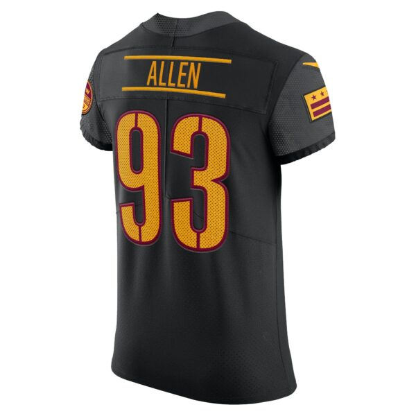 Men’s Washington Commanders Jonathan Allen Nike Black Alternate Vapor Elite Jersey