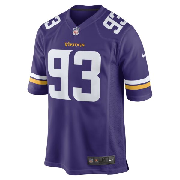 Men’s Minnesota Vikings Jonathan Bullard Nike Purple Game Player Jersey