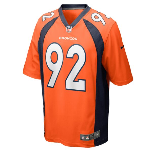 Men’s Denver Broncos Jonathan Harris Nike Orange Game Jersey