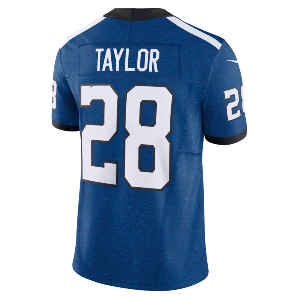 Men’s Indianapolis Colts Jonathan Taylor Nike Blue Vapor F.U.S.E. Limited Jersey