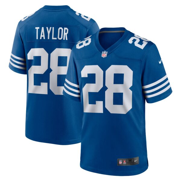 Men’s Indianapolis Colts Jonathan Taylor Nike Royal Game Player Jersey