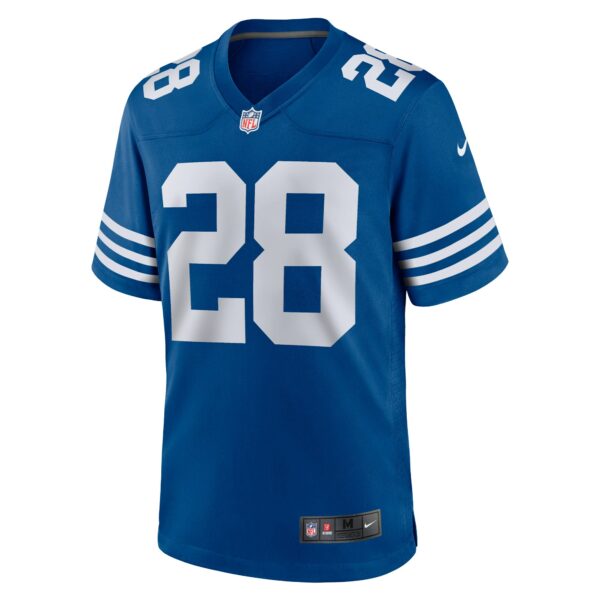 Men’s Indianapolis Colts Jonathan Taylor Nike Royal Game Player Jersey