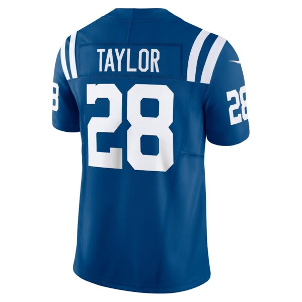 Men’s Indianapolis Colts Jonathan Taylor Nike Royal Vapor F.U.S.E. Limited Jersey