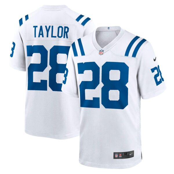 Men’s Indianapolis Colts Jonathan Taylor Nike White Player Game Jersey