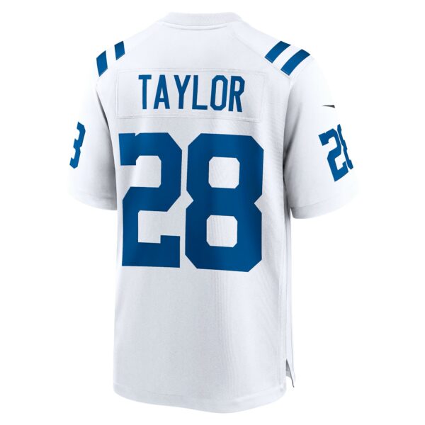 Men’s Indianapolis Colts Jonathan Taylor Nike White Player Game Jersey