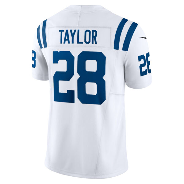 Men’s Indianapolis Colts Jonathan Taylor Nike White Vapor F.U.S.E. Limited Jersey