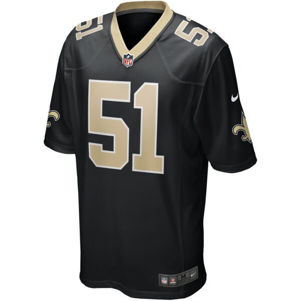 Men’s New Orleans Saints Jonathan Vilma Nike Black Game Retired Player Jersey