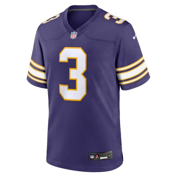 Men’s Minnesota Vikings Jordan Addison Nike Purple Classic Player Game Jersey