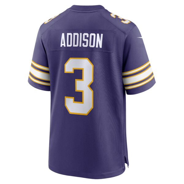 Men’s Minnesota Vikings Jordan Addison Nike Purple Classic Player Game Jersey