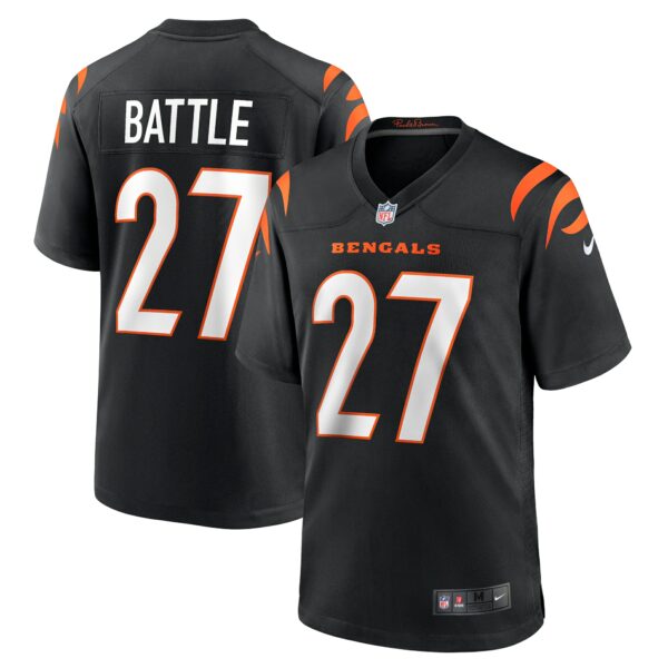 Men’s Cincinnati Bengals Jordan Battle Nike Black Team Game Jersey