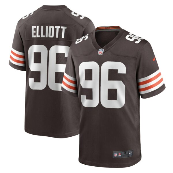 Men’s Cleveland Browns Jordan Elliott Nike Brown Game Jersey