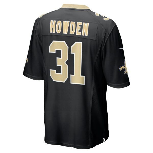 Men’s New Orleans Saints Jordan Howden Nike Black Team Game Jersey